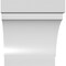 Ekena Millwork 3 1/2-in. W x 40-in. D x 40-in. H Merced Architectural Grade PVC Knee Brace BRCP035X40X40MRC - alternate 4